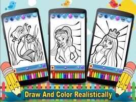 Kids coloring book: Princess captura de pantalla 2