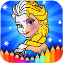 Elsa Frozen :  Disney Princesse Coloring Book aplikacja