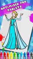 Elsa Frozen :  Disney Princesse Coloring Book スクリーンショット 3