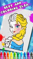 Elsa Frozen :  Disney Princesse Coloring Book ポスター