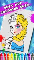 Disney Princess Coloring Book For Girls Affiche