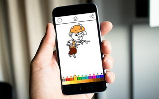 Coloring Kids Boy ảnh chụp màn hình 1