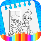 coloring & learning : Numbers,Alphabets icône