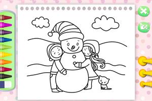 Christmas Coloring Pages - Drawings Coloring Book captura de pantalla 3