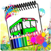 Coloring Book For Bus Tayo