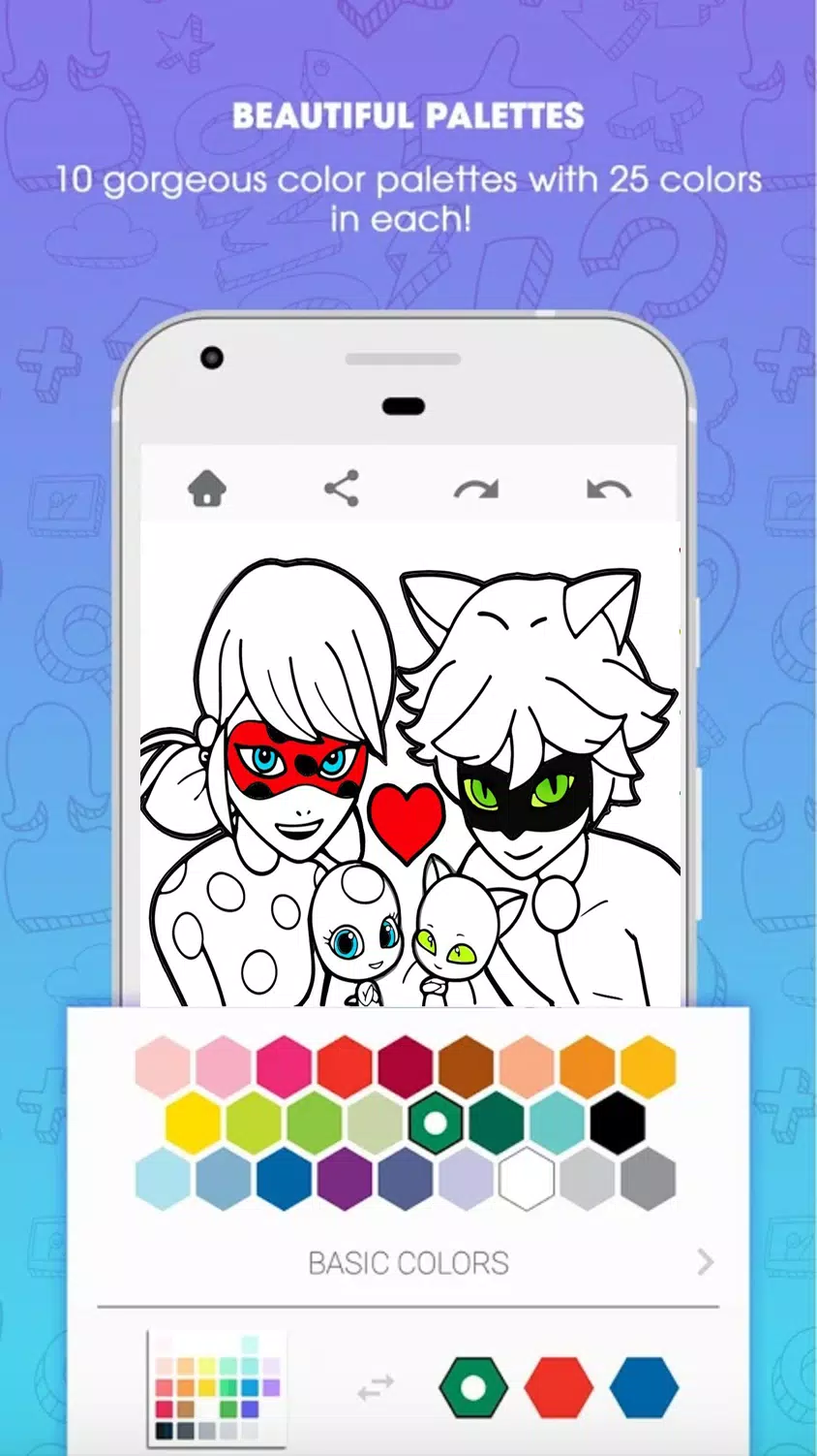 Download do APK de Desenho de colorir da cat noir para Android