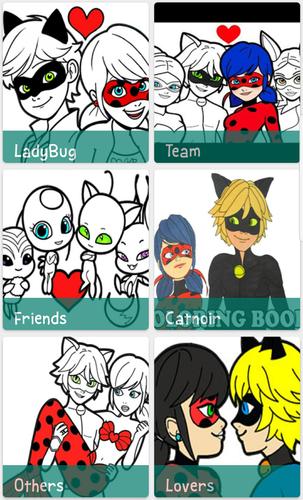 Libro De Colorear Miraculous Ladybug And Cat Noir For Android