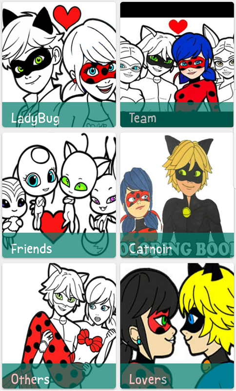 livre de coloriage miraculous ladybug et cat noir for Android  APK