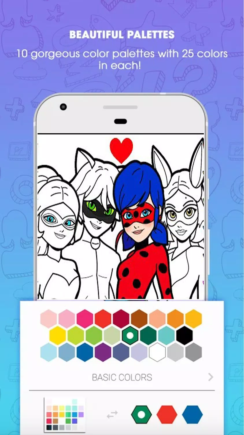 Download do APK de Desenho de colorir da cat noir para Android