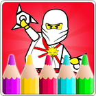 Coloring Book Game For ninjago biểu tượng
