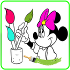 How To Color Minnie Mouse Coloring Game For Adult icon