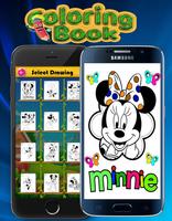 How To Color Minnie Mouse Coloring Game For Adult screenshot 1