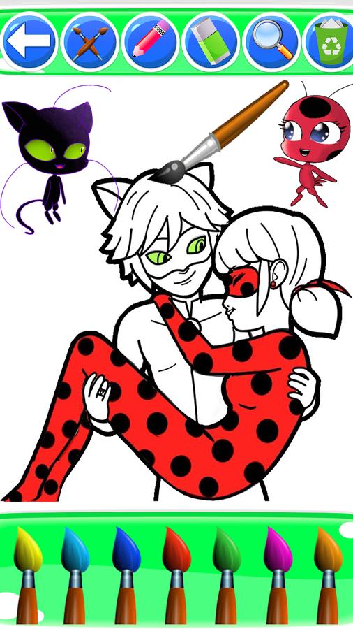 Download coloring miracul ladybug and cat noir for Android - APK Download