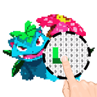 PokeArt - Pokemon Pixel Art Coloring by Number-icoon