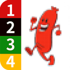 Color by Number - Sausage Pixel Art-icoon