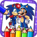 coloring Sonic Dash Fan APK