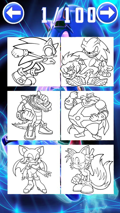 coloring Sonic Dash Fan for Android - APK Download