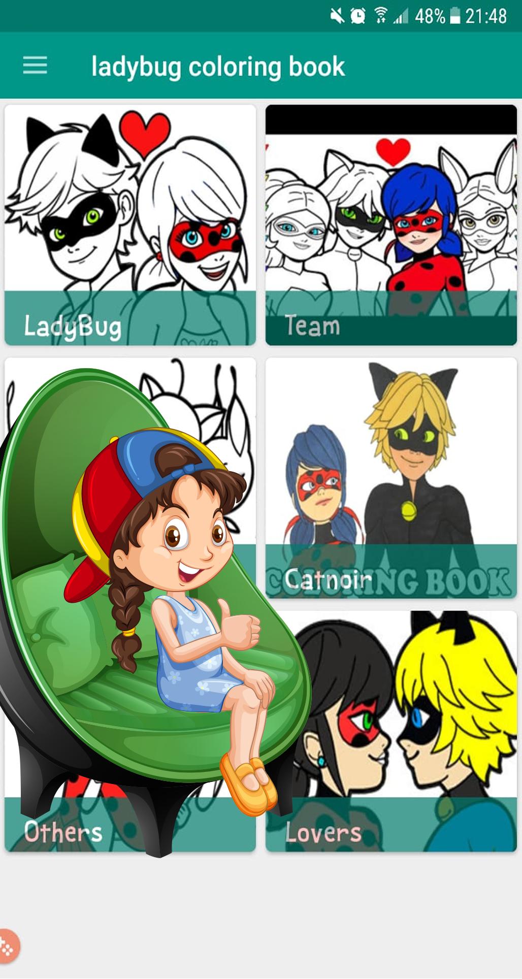 Coloriage Ladybug Chat Noir Dessins For Android Apk Download