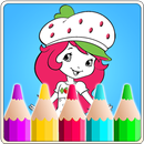 Strawberry Coloring shortcake APK