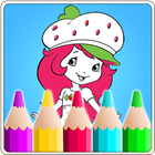 Strawberry Coloring shortcake biểu tượng