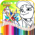 Coloring Subways Surfers आइकन