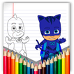 coloring pj for masks