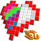 Sandbox Magique Coloriage Color Pixel by Number icône