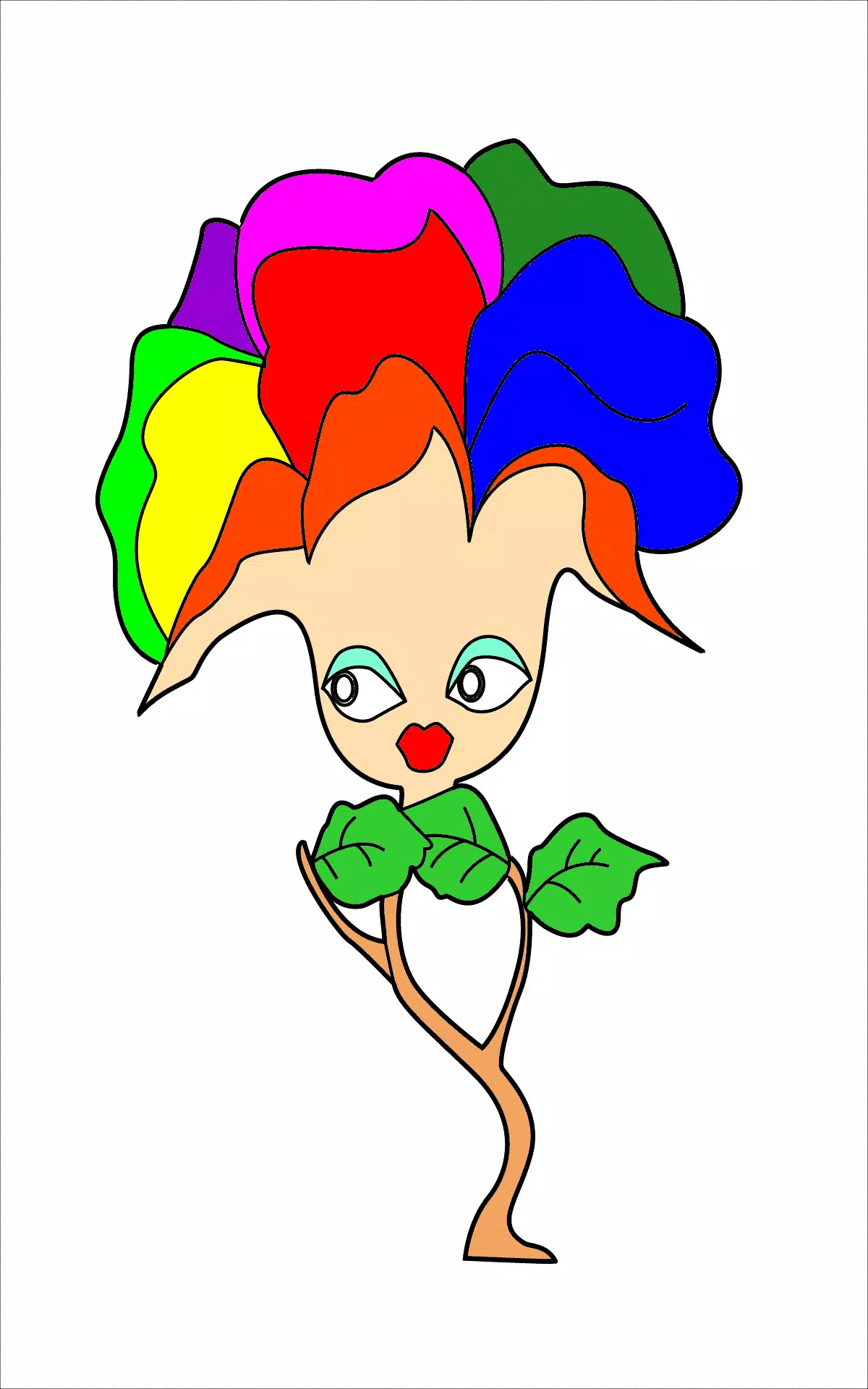 Android 用の 子供の塗り絵 花 Apk をダウンロード