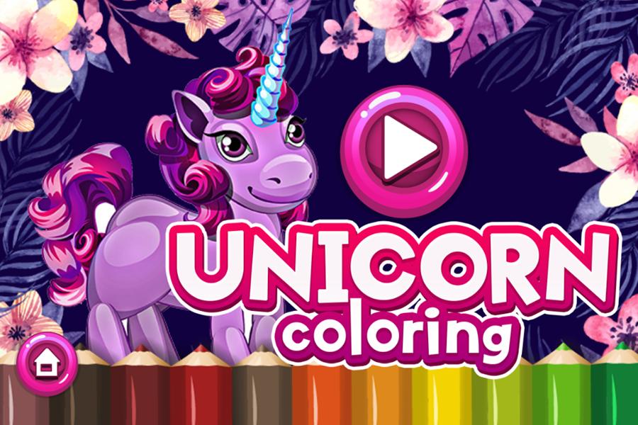 kawaii unicorn coloring pages art game for android  apk