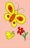 Malbuch  (Insekt)-Kinder-Spiel Plakat