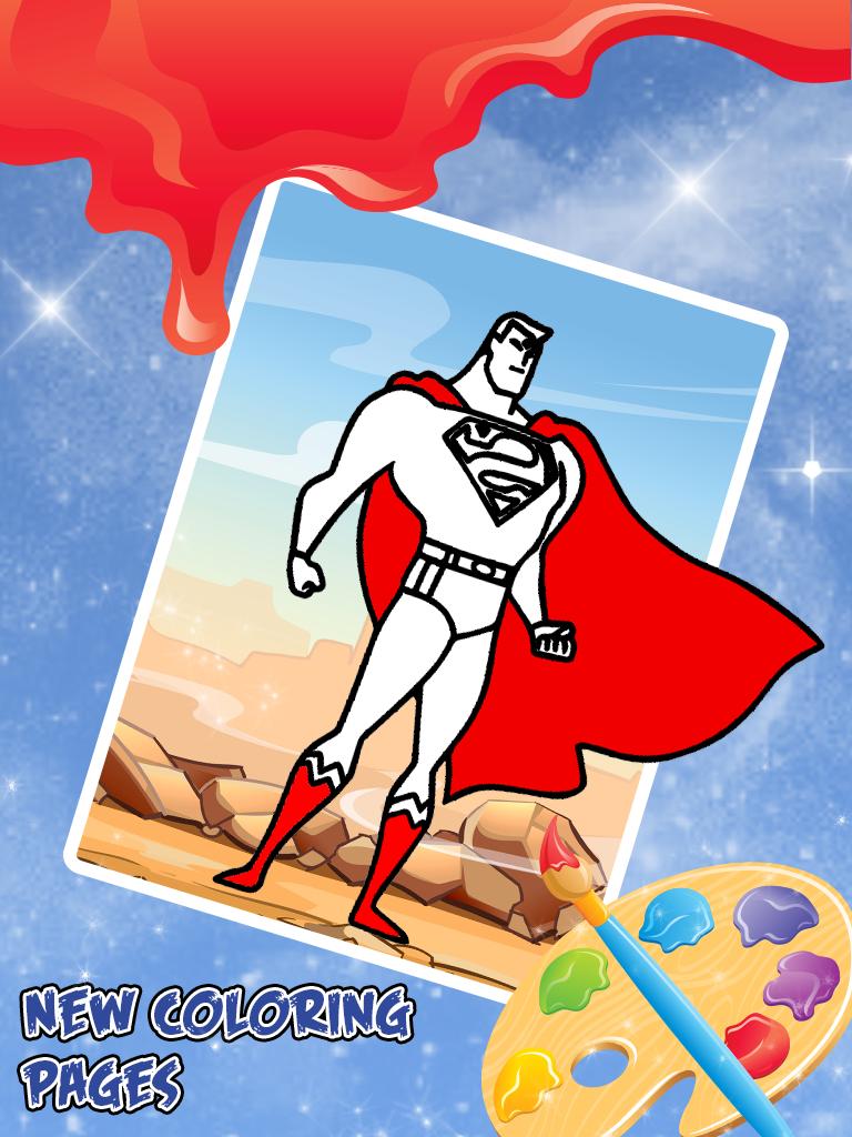 Superhero Coloring Pages For Android Apk Download