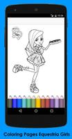 Coloring Book For Equestria Girls My Little Pony ポスター