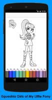 Coloring Book For Equestria Girls My Little Pony スクリーンショット 1
