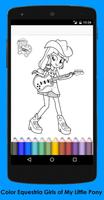 Coloring Book For Equestria Girls My Little Pony スクリーンショット 2