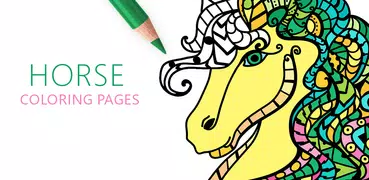 Horse Coloring Book for Adults