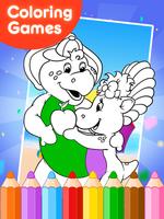 Coloring Games for Borney постер