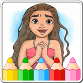 Coloring Games for moanaa icon