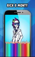 Coloring Pictures-Morty And Rick Coloring Sheets اسکرین شاٹ 3