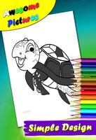 Coloring Art For Turtles تصوير الشاشة 2