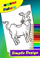 Coloring Book For Funny Cow captura de pantalla 2