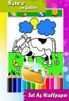 Coloring Book For Funny Cow captura de pantalla 3