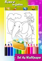 Coloring Book For Elephant Big скриншот 3