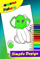 Coloring Book For Elephant Big скриншот 2