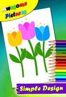 Flowers Tulip Coloring Pages スクリーンショット 2