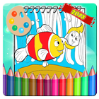 Coloring Book For Nemo Fish-icoon
