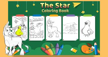 How To Color The Star Christmase(L'etoil-Noël ) ポスター