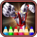 how to color ultraman zero fans APK