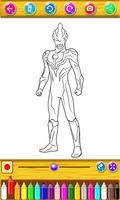 برنامه‌نما Ultraman Ginga Coloring عکس از صفحه