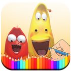 Larva 2 Coloring Book أيقونة