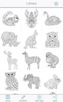 Animal Coloring Book Pages تصوير الشاشة 1